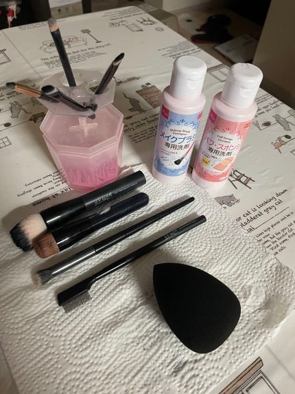 パフ・スポンジ専用洗剤/DAISO/その他化粧小物を使ったクチコミ(1枚目)