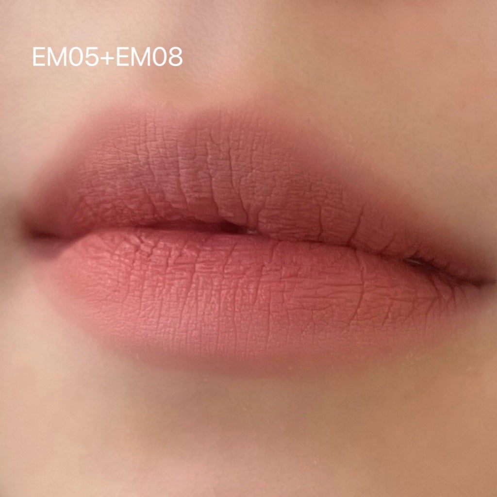 スーパーマットリップ&チークマッド/INTO U/口紅を使ったクチコミ(3枚目)