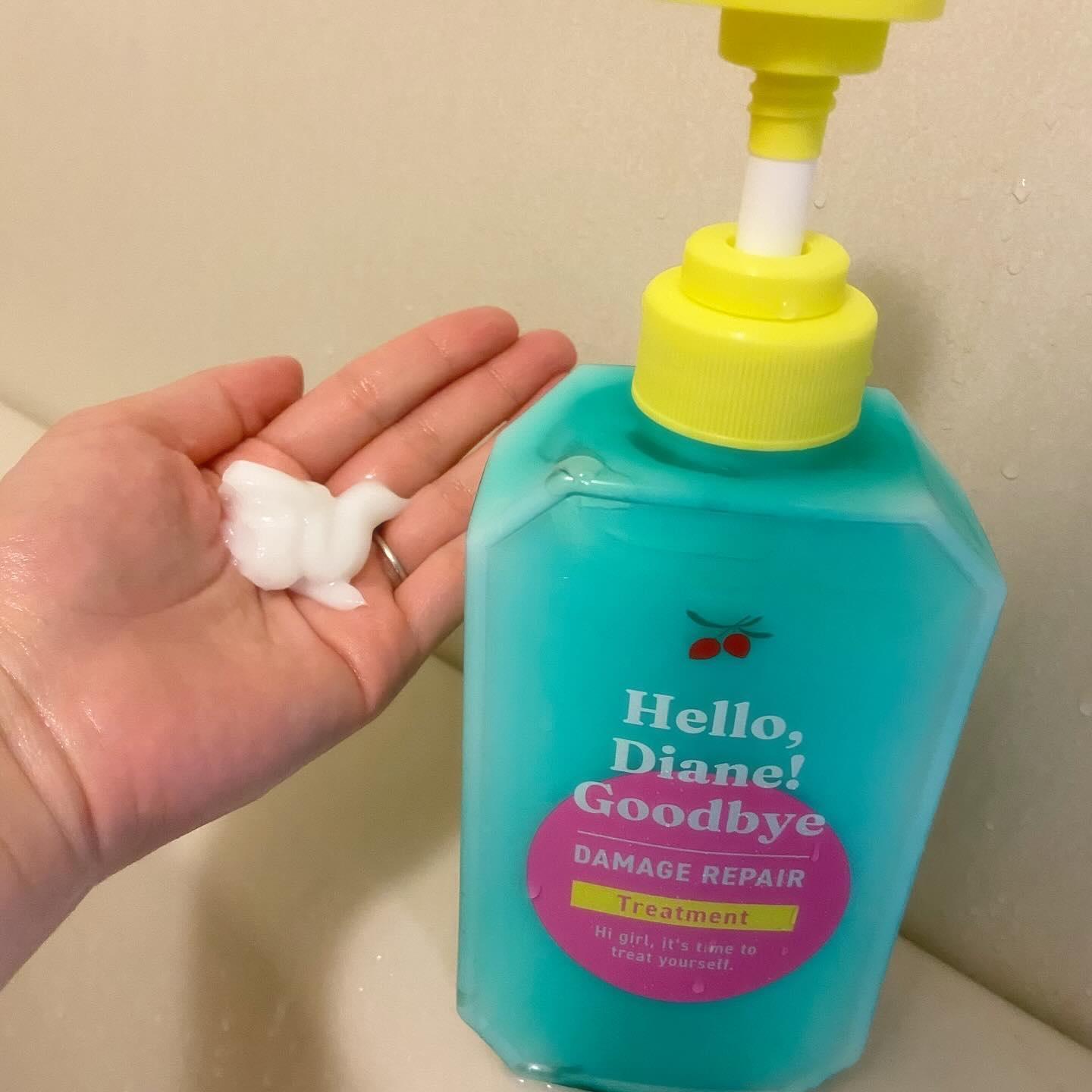 ハローダイアン グッバイ ダメージリペア シャンプー/トリートメント/ダイアン/市販シャンプーを使ったクチコミ（3枚目）