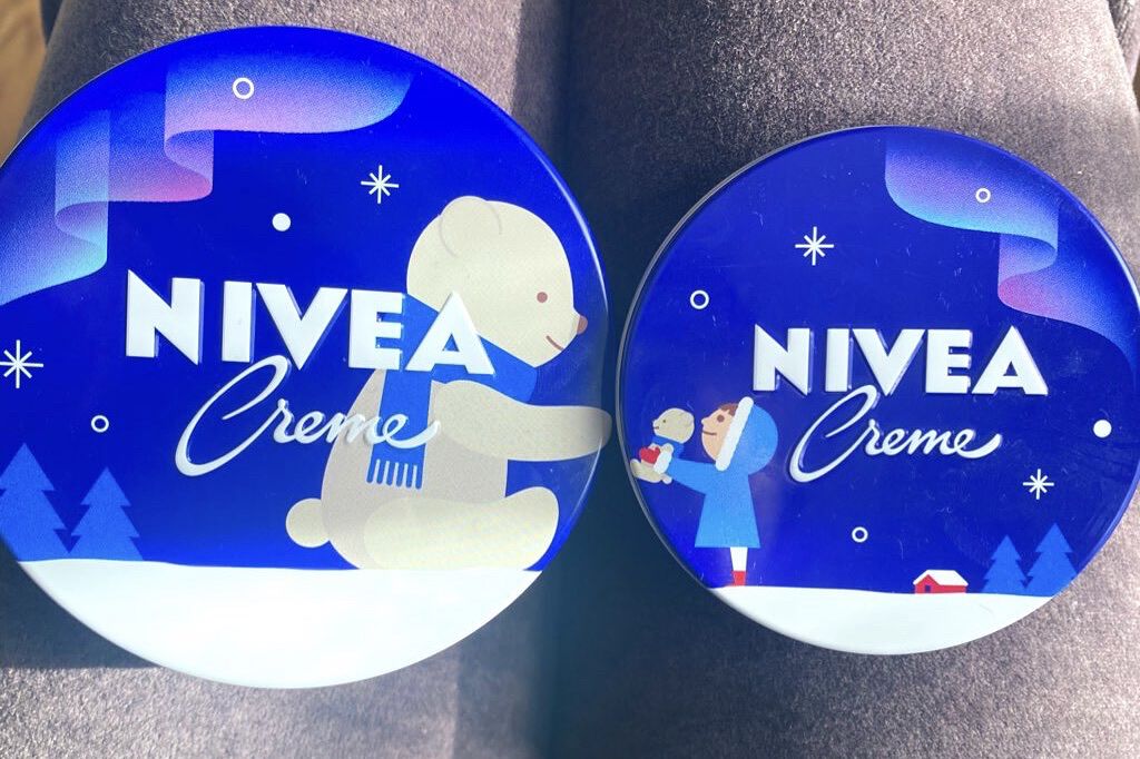 ニベアクリーム 限定デザイン 缶(生産終了）/ニベア/ボディクリームを使ったクチコミ（1枚目）