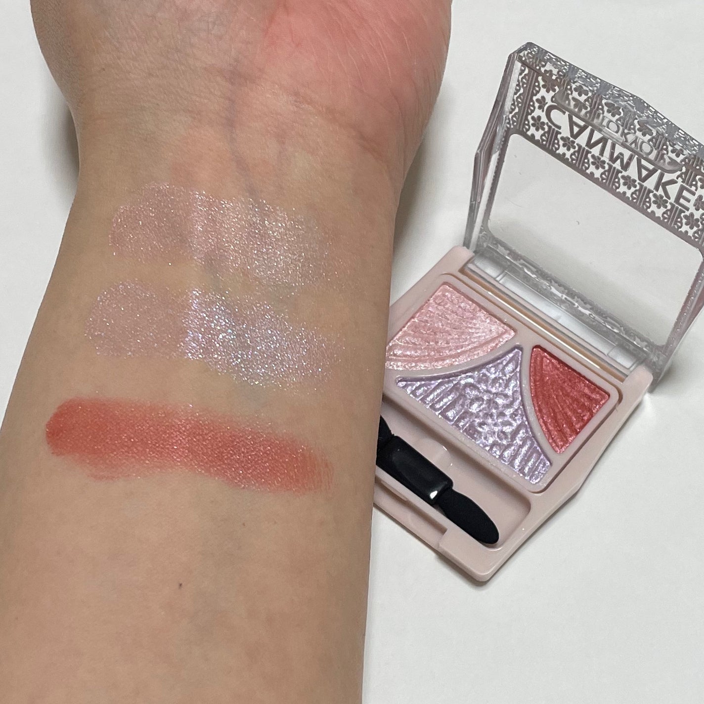 ジューシーピュアアイズ/キャンメイク/アイシャドウパレットを使ったクチコミ(5枚目)