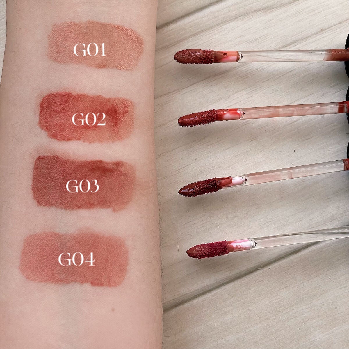 グリスニングウォータリングティント/FlowerKnows/リップティントを使ったクチコミ(5枚目)