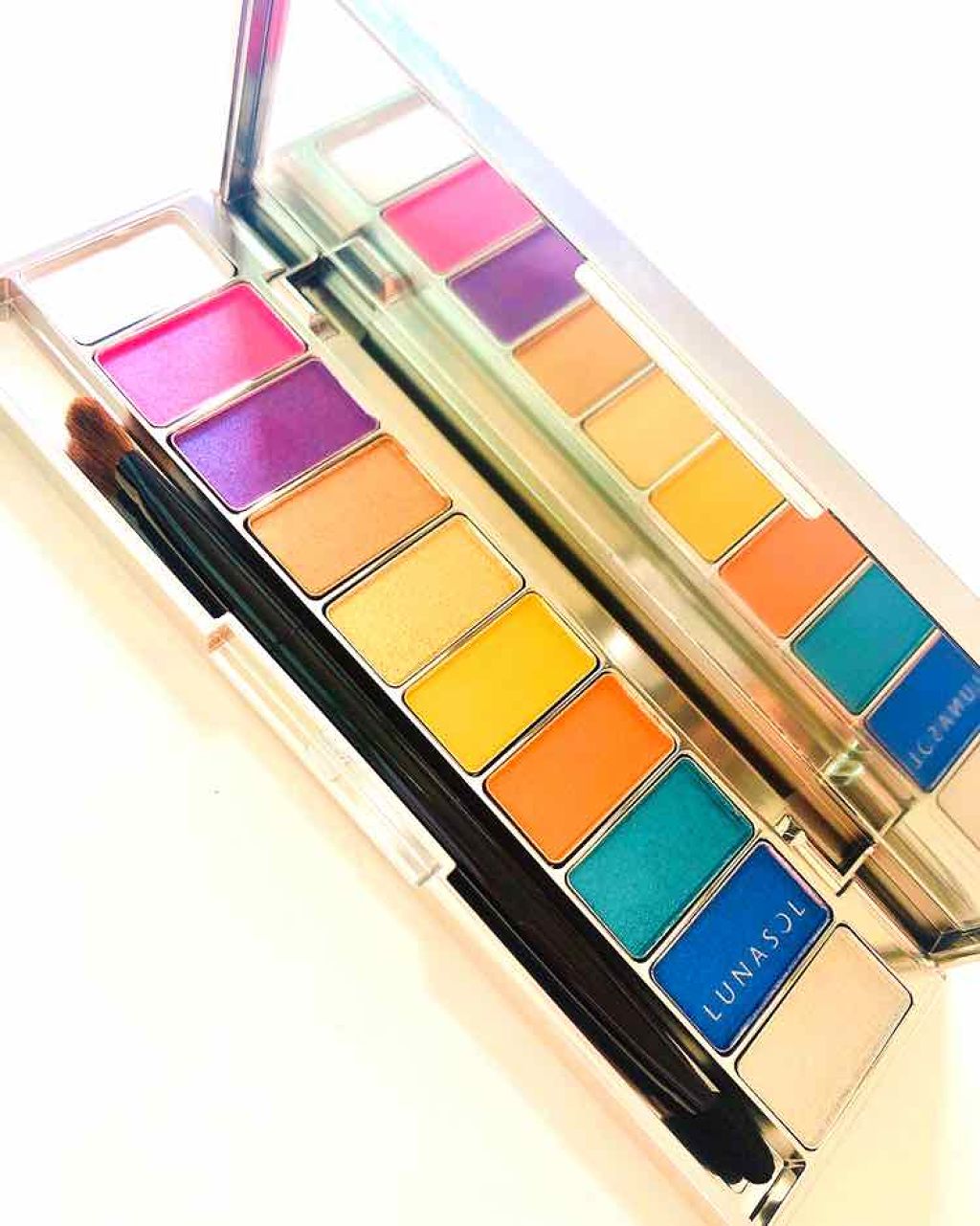 ザ ライティングカラーアイズ/LUNASOL/アイシャドウパレットを使ったクチコミ(1枚目)