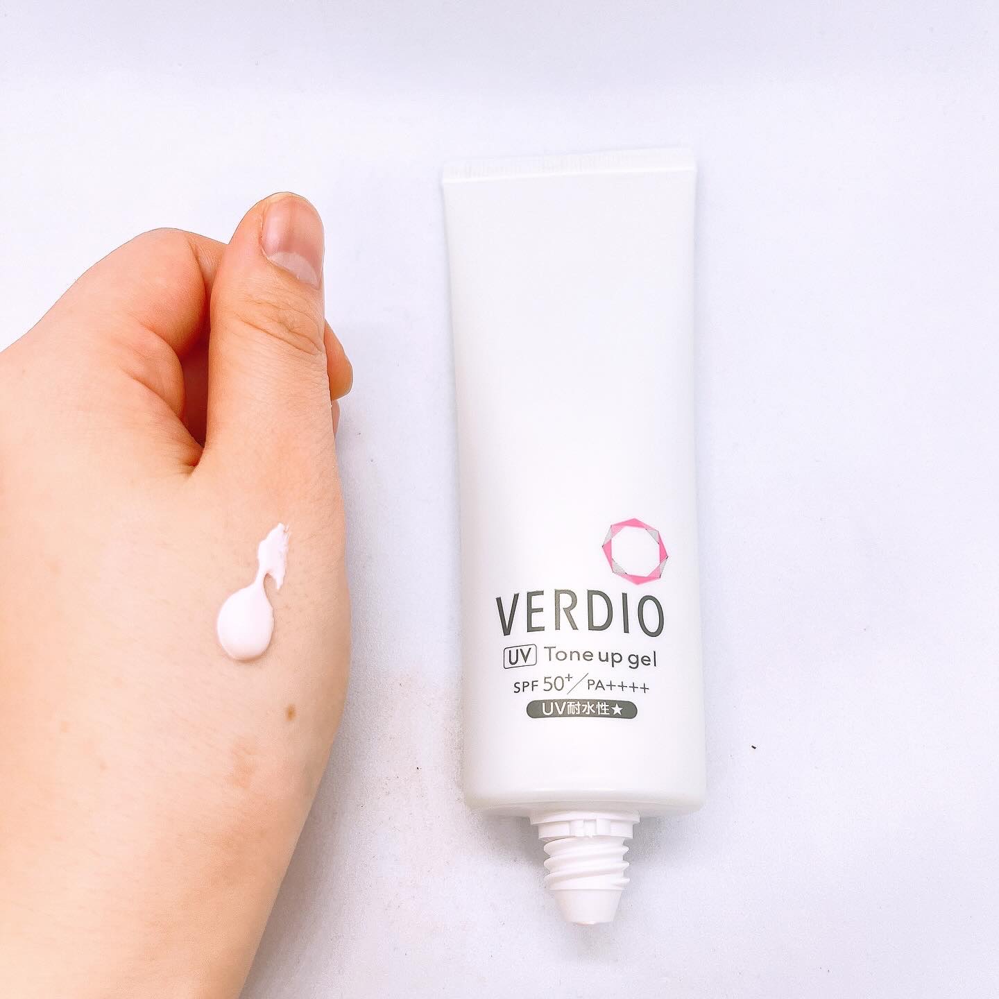 ベルディオ ＵＶトーンアップジェル シアーピンク/メンターム/日焼け止めジェルを使ったクチコミ（2枚目）