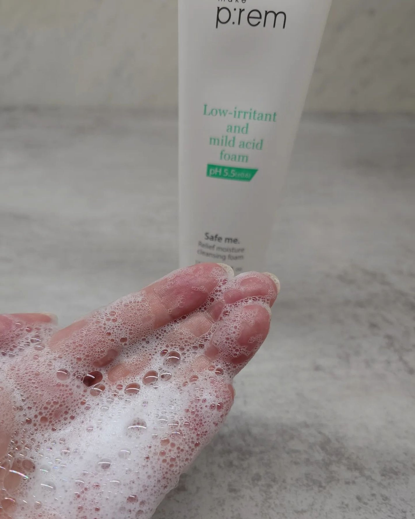 セーフミー リリーフモイスチャー クレンジングフォーム/make prem/洗顔フォームを使ったクチコミ(5枚目)