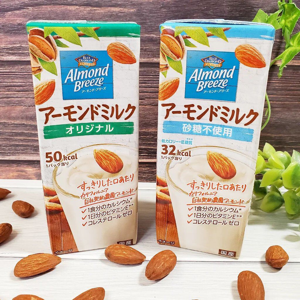 アーモンド・ブリーズ 砂糖不使用/カゴメ/オーツ・アーモンドミルクを使ったクチコミ（1枚目）