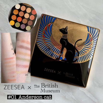 大英博物館 エジプトシリーズ アイシャドウパレット/ZEESEA/アイシャドウパレットを使ったクチコミ(1枚目)