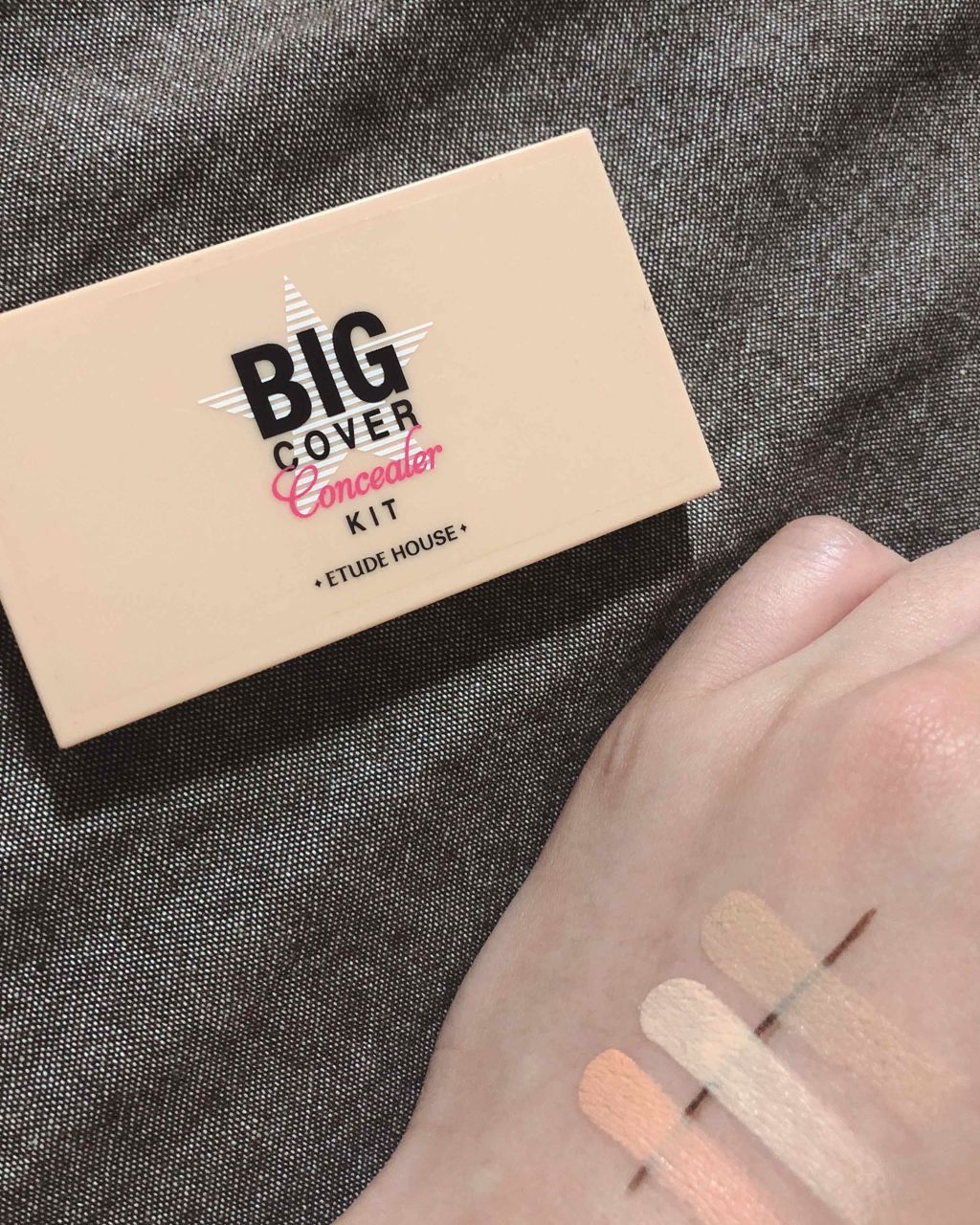 ビッグカバー コンシーラーキット/ETUDE/パレットコンシーラーを使ったクチコミ（1枚目）