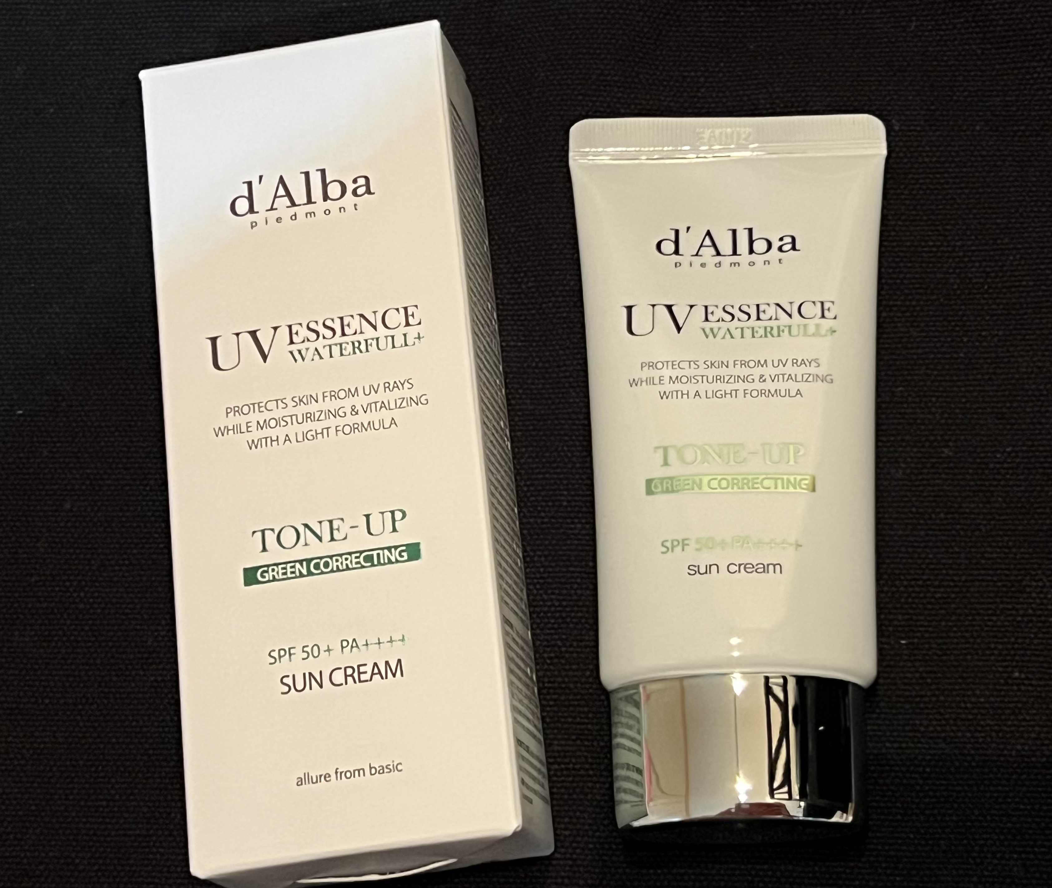 クリーンティーツリーリポソームトーンアップサンクリーム（グリーン）/ダルバ/日焼け止めクリームを使ったクチコミ（1枚目）