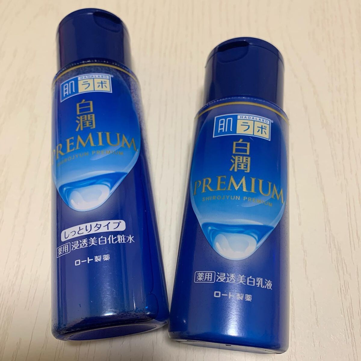 白潤プレミアム 薬用浸透美白化粧水(しっとりタイプ)/肌ラボ/化粧水を使ったクチコミ(1枚目)