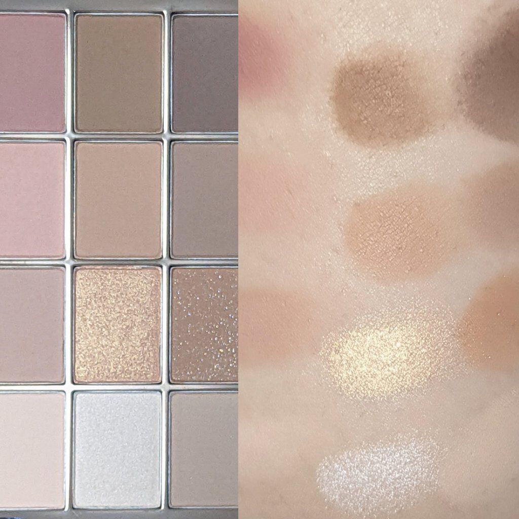 ソフトブラーリングアイパレット 05.ニュートラルブラーリング/wakemake/アイシャドウパレットを使ったクチコミ（2枚目）