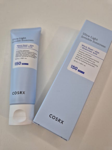 ウルトラライト透明UVクリーム/COSRX/日焼け止めクリームを使ったクチコミ(1枚目)
