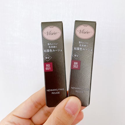 ネンマクフェイク ルージュ/Visée/口紅を使ったクチコミ(4枚目)