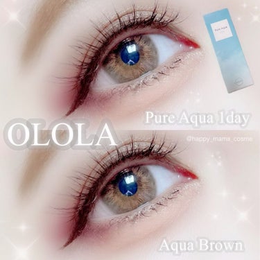 PURE AQUA 1day/OLOLA/ワンデー（１DAY）カラコンを使ったクチコミ（1枚目）