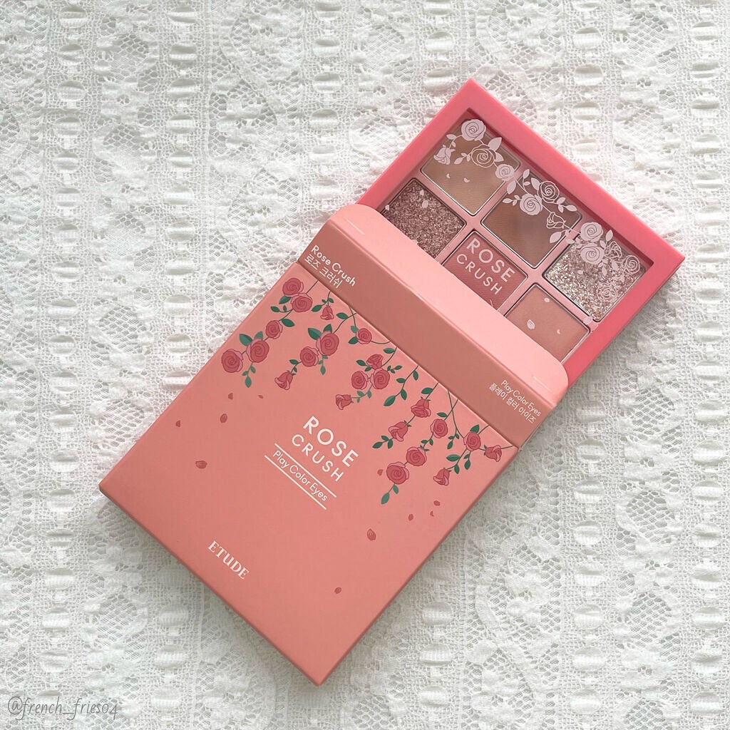 プレイカラーアイズ ローズクラッシュ/ETUDE/アイシャドウパレットを使ったクチコミ(2枚目)