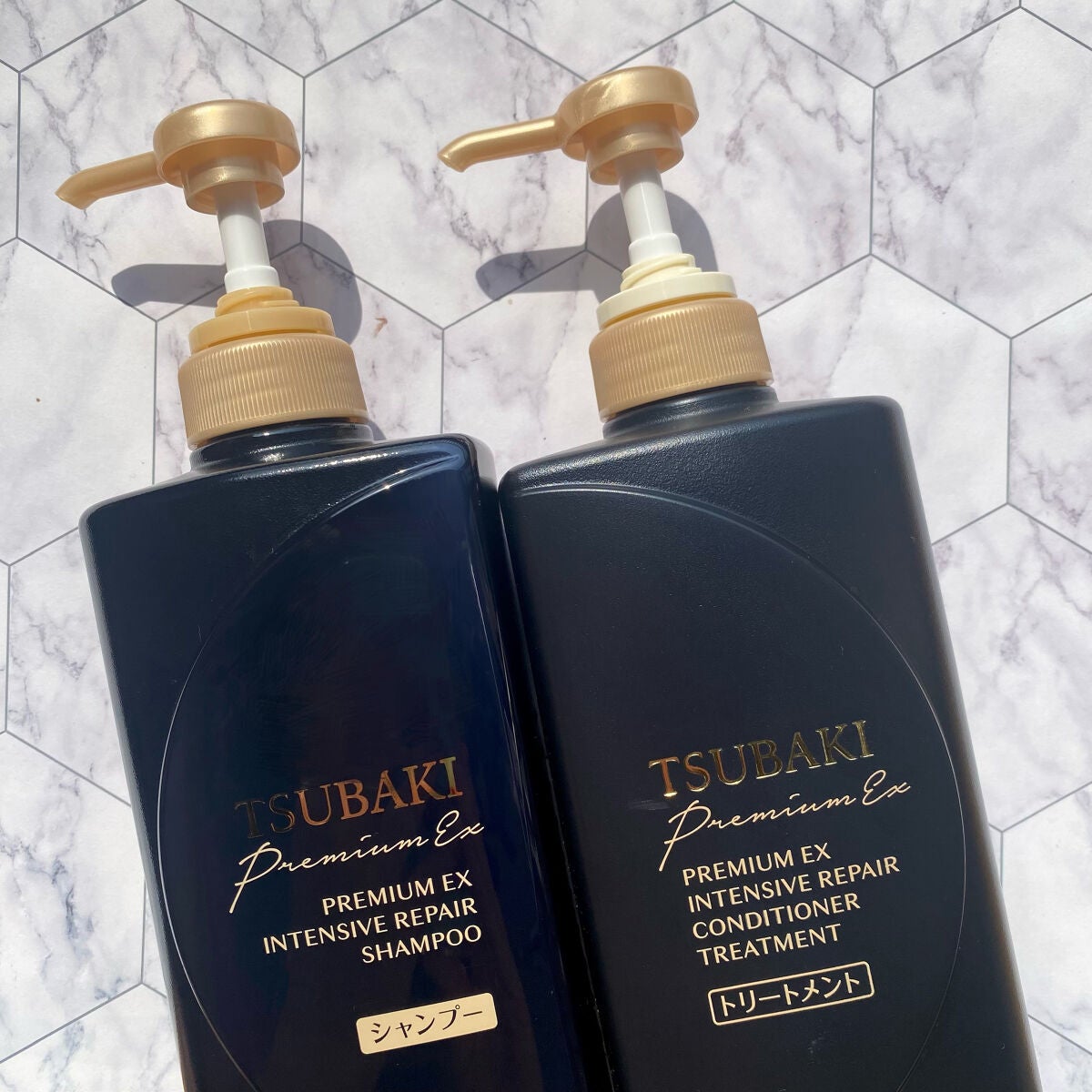 プレミアムEX インテンシブリペア <シャンプー>/コンディショナー<ヘアトリートメント> /TSUBAKI/市販シャンプーを使ったクチコミ(1枚目)