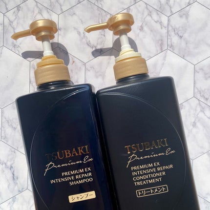 プレミアムEX インテンシブリペア <シャンプー>/コンディショナー<ヘアトリートメント> /TSUBAKI/市販シャンプーを使ったクチコミ(1枚目)