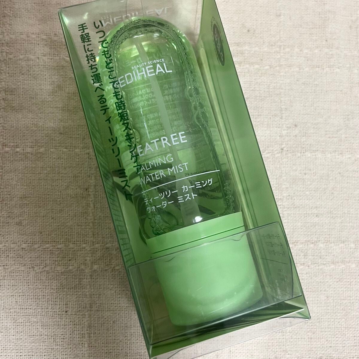 ティーツリーカーミングウォーターミスト/MEDIHEAL/ミスト状化粧水を使ったクチコミ(1枚目)