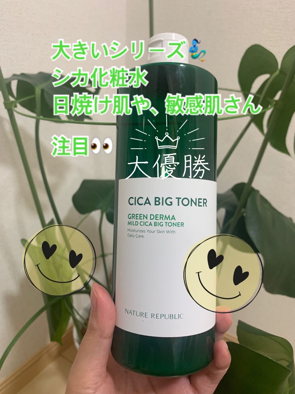 グリーン ダーマCICAビックトナー/ネイチャーリパブリック/化粧水を使ったクチコミ（1枚目）