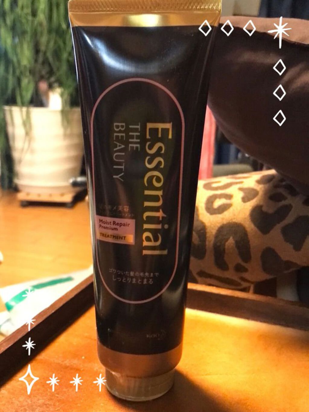 THE BEAUTY 髪のキメ美容プレミアムトリートメント<モイストリペアプレミアム>/エッセンシャル/洗い流すヘアトリートメントを使ったクチコミ(1枚目)