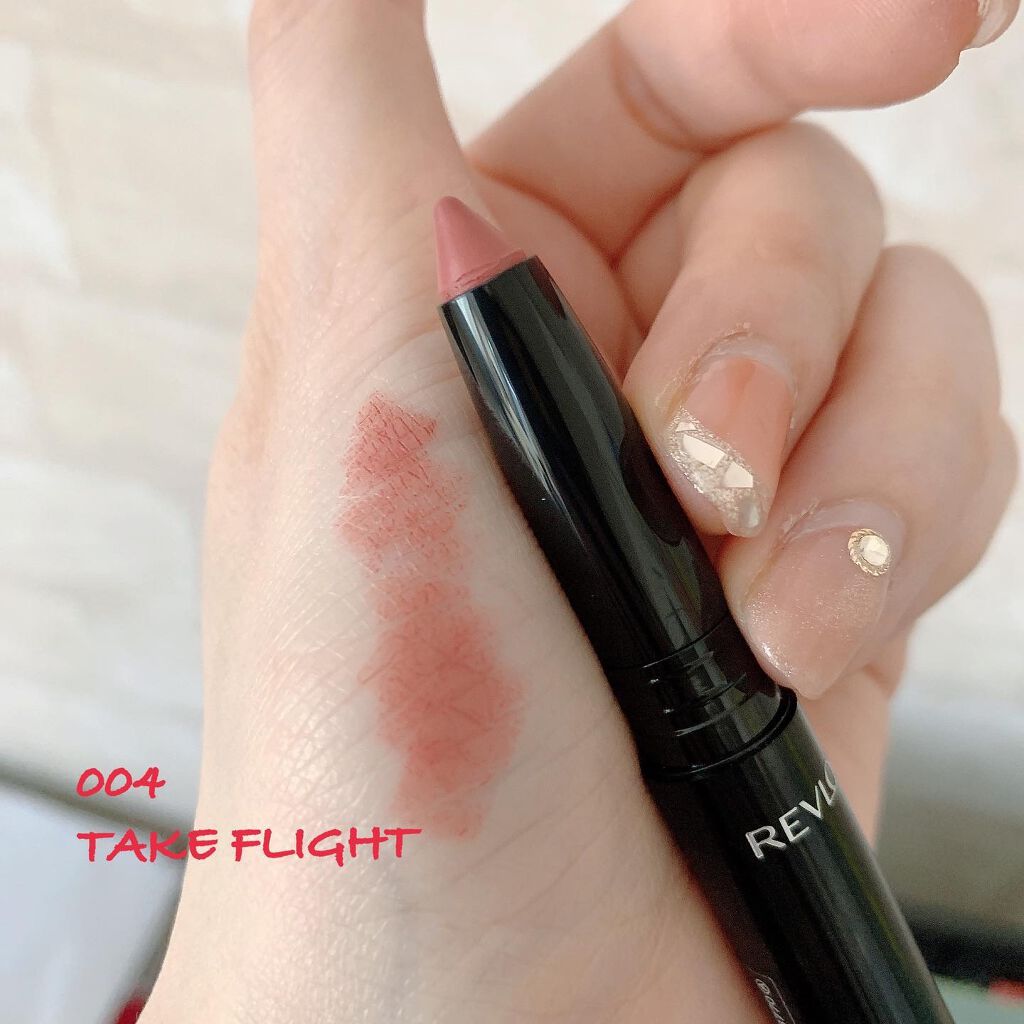 レブロン カラーステイ マット ライト クレヨン/REVLON/口紅を使ったクチコミ（2枚目）