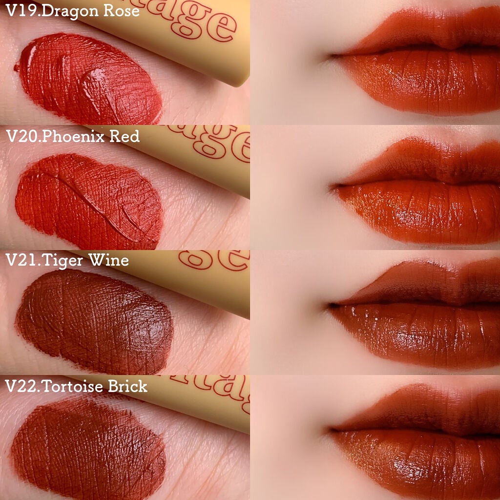 ザ ヘリテージ ベルベット ティント/MERZY/リップティントを使ったクチコミ(3枚目)