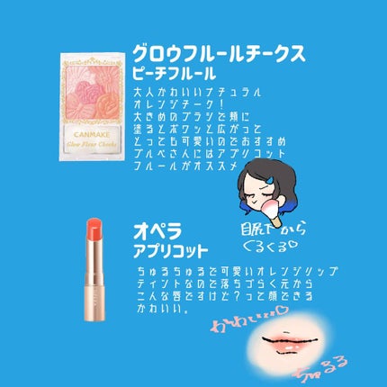 グロウフルールチークス/キャンメイク/パウダーチークを使ったクチコミ(4枚目)