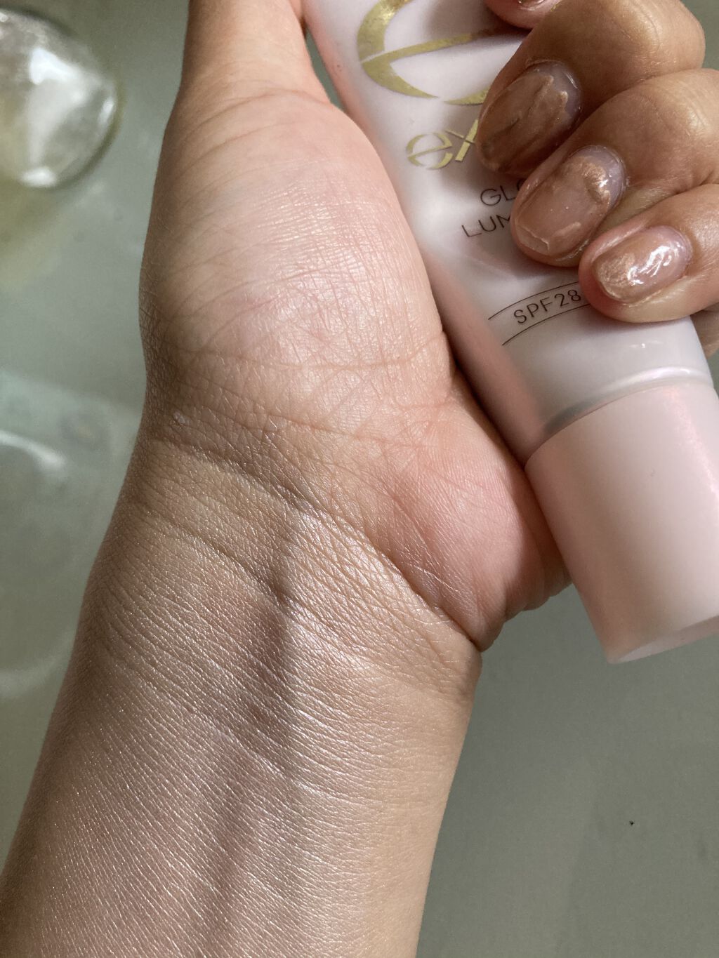 グロウルミナイザー UV GL01 ピンクグロウ/excel/化粧下地を使ったクチコミ（1枚目）