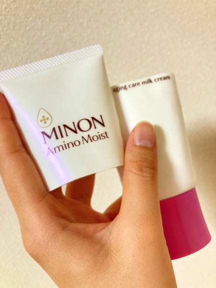 アミノモイスト エイジングケア ミルククリーム/ミノン/フェイスクリームを使ったクチコミ(1枚目)
