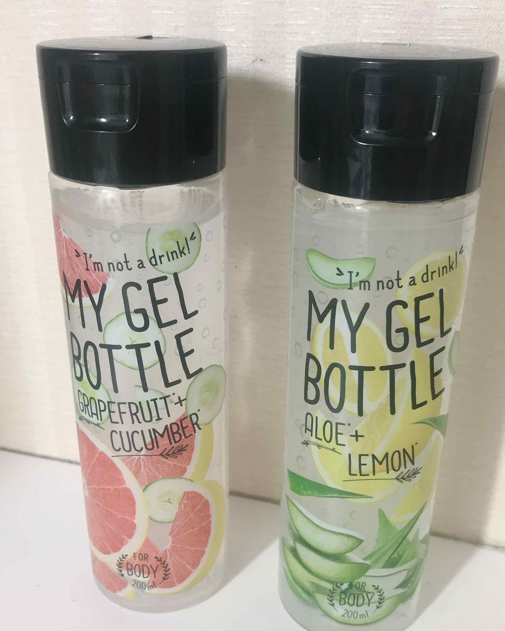 MY GEL BOTTLE アロエ&レモン/COSME RECIPE/ボディローションを使ったクチコミ(2枚目)