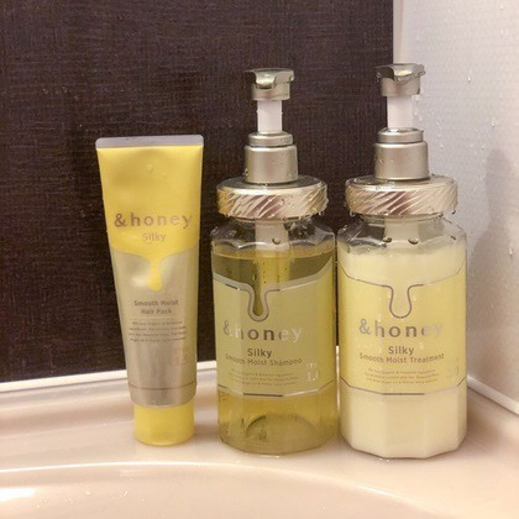 シルキー スムースモイスチャー ヘアパック1.5/&honey/ヘアマスク・ヘアパックを使ったクチコミ（3枚目）