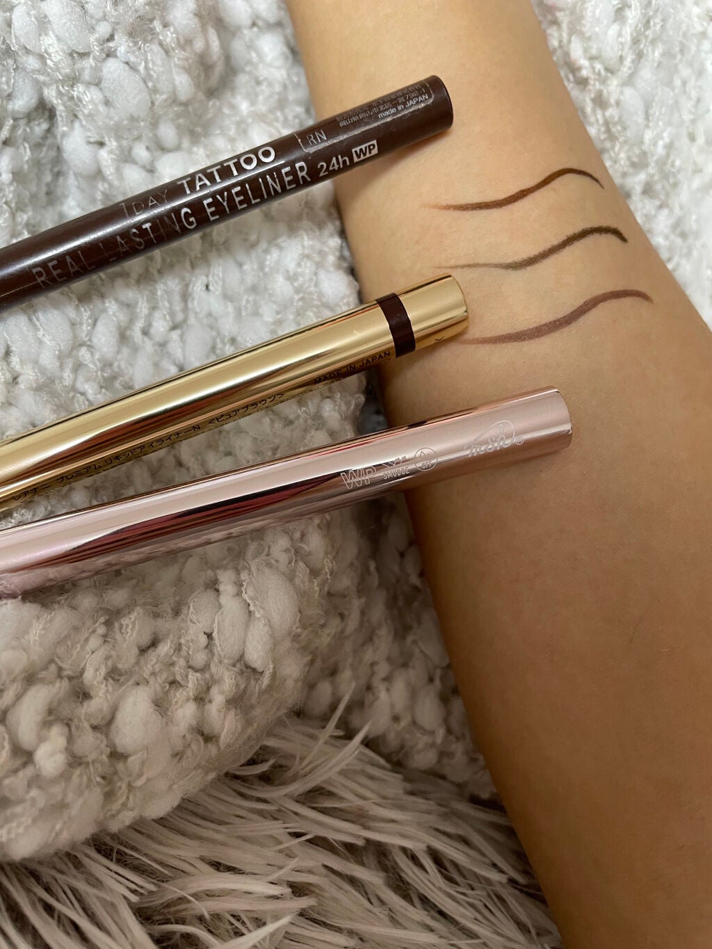 リアルラスティングアイライナー24hWP/K-パレット/リキッドアイライナーを使ったクチコミ(4枚目)
