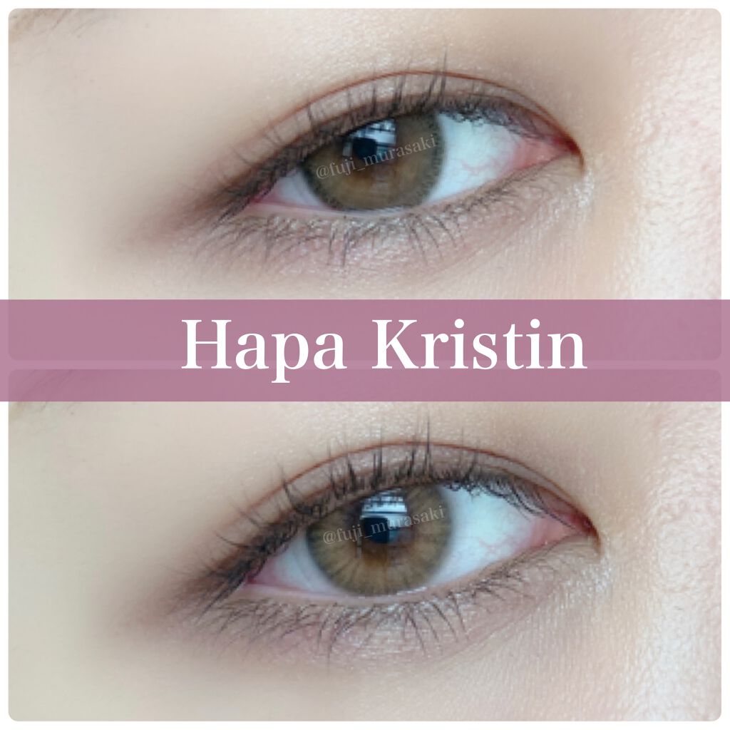 Peaceful Kristen ヘーゼル/Hapa kristin/カラーコンタクトレンズを使ったクチコミ（1枚目）