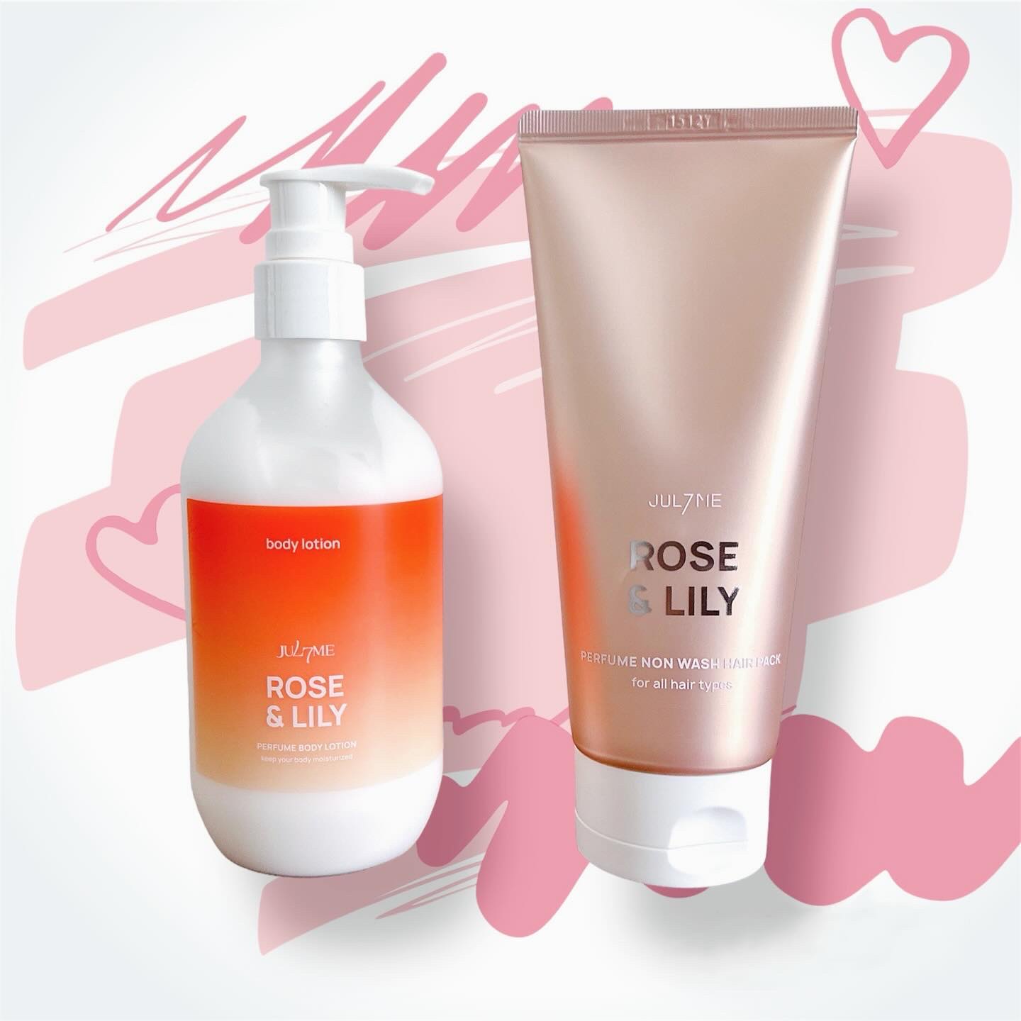 パフュームノンウォッシュヘアパック ローズ&リリー/JUL7ME/ヘアミルクを使ったクチコミ（1枚目）