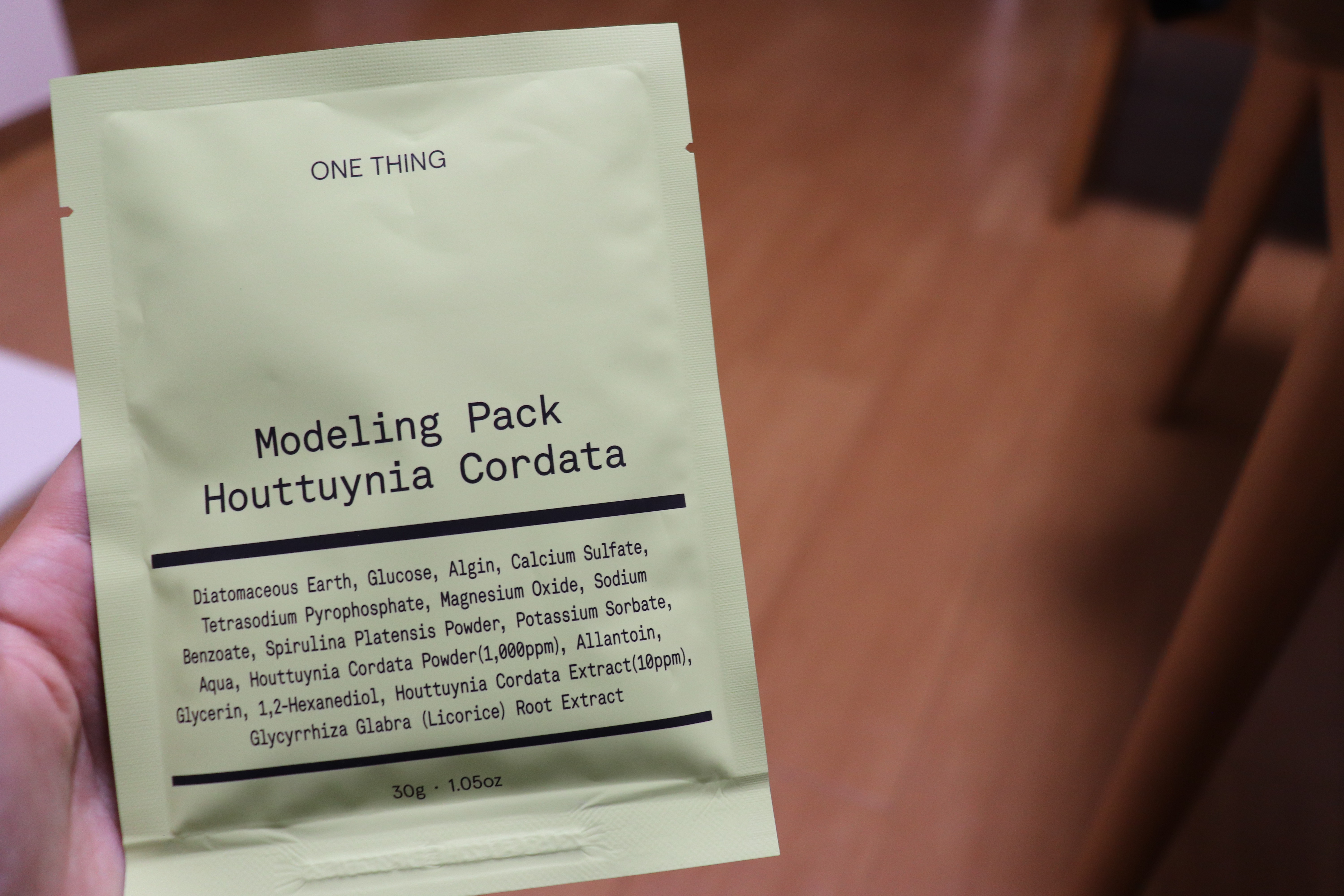 モデリングパック ドクダミ/ONE THING/シートマスク・パックを使ったクチコミ（2枚目）