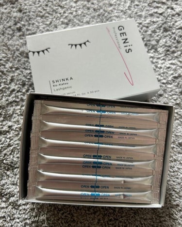 GENiS ラッシュジェニックのクチコミ「先進研究から誕生したサイエンスコスメGENiS Lashgenic

個包装の使い捨てタイプな.....」（1枚目）