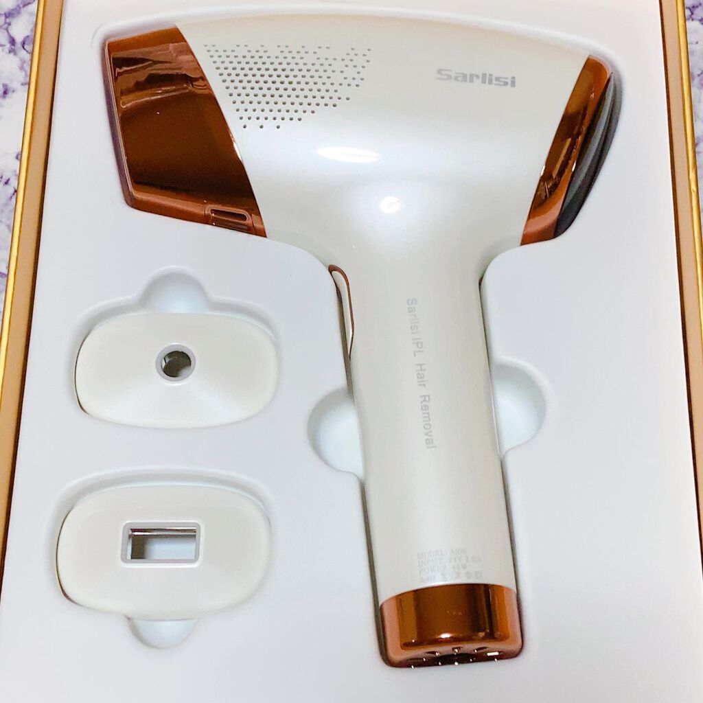 サファイア冷却 脱毛器 ムダ毛ケア/Sarlisi/家庭用脱毛器を使ったクチコミ（2枚目）