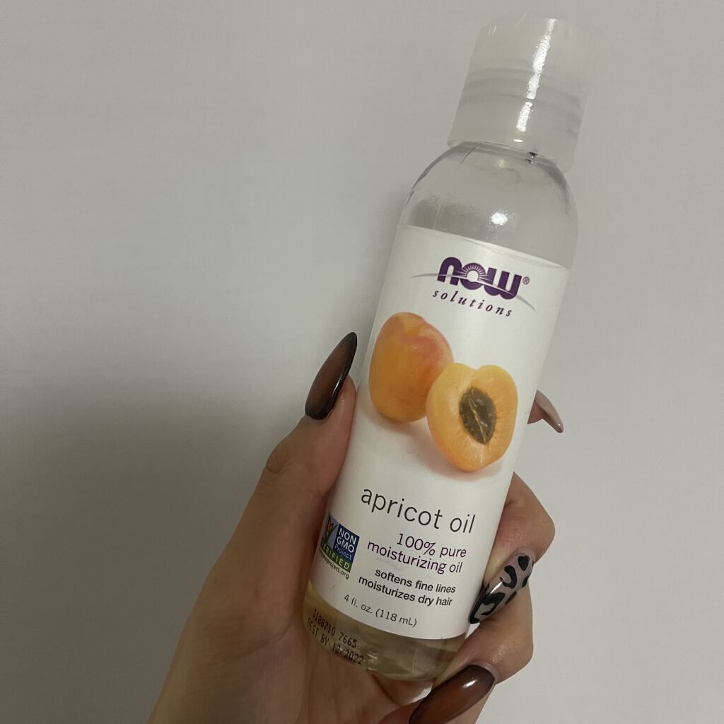 apricot oil/Now Foods/ヘアオイルを使ったクチコミ（1枚目）