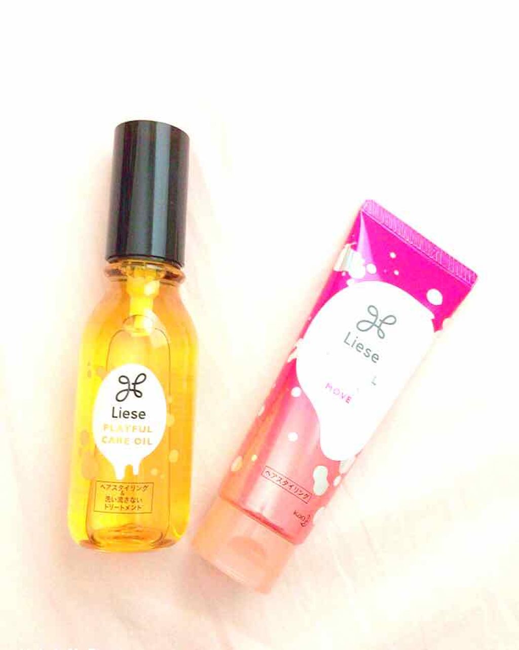 プレイフルケアオイル/リーゼ/ヘアオイルを使ったクチコミ(1枚目)