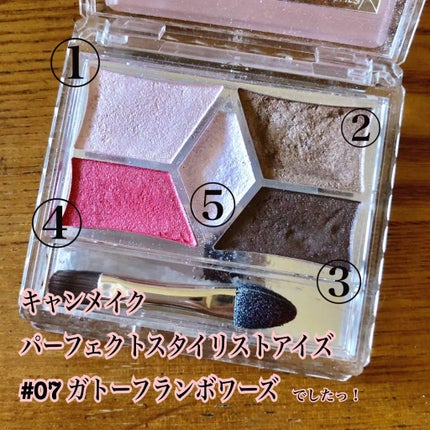 【旧品】パーフェクトスタイリストアイズ/キャンメイク/アイシャドウパレットを使ったクチコミ(2枚目)