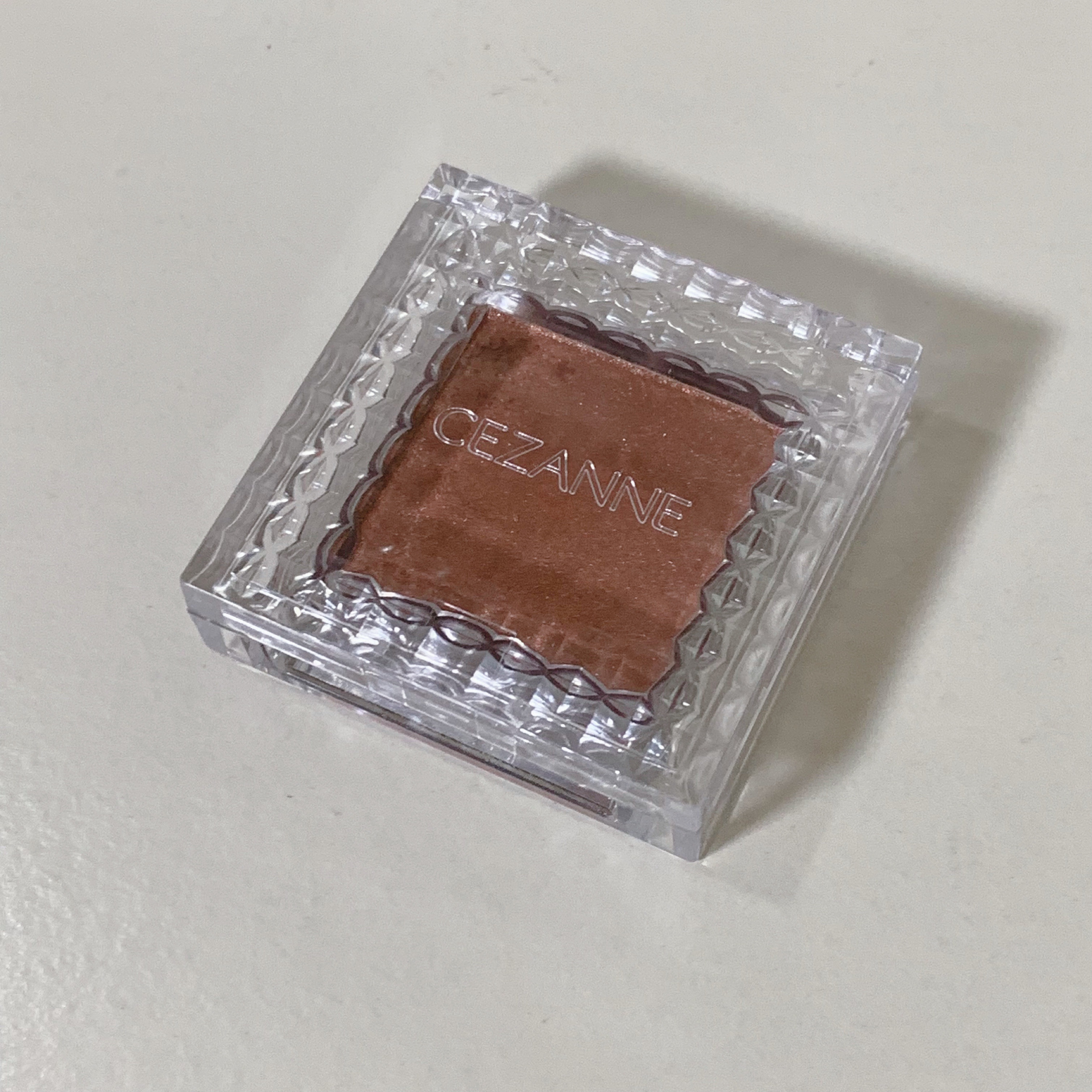 シングルカラーアイシャドウ 06 オレンジブラウン/CEZANNE/単色アイシャドウを使ったクチコミ（1枚目）