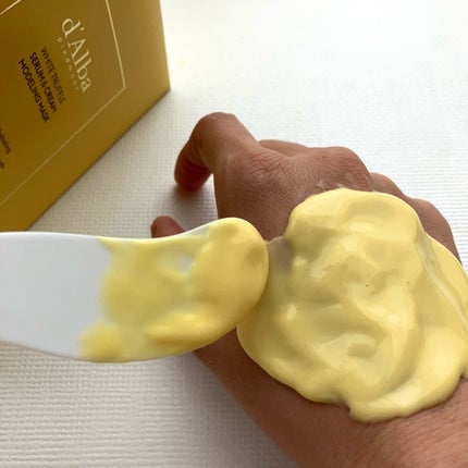 WHITE TRUFFLE SERUM & CREAM MODELING MASK/ダルバ/その他スキンケアを使ったクチコミ(4枚目)