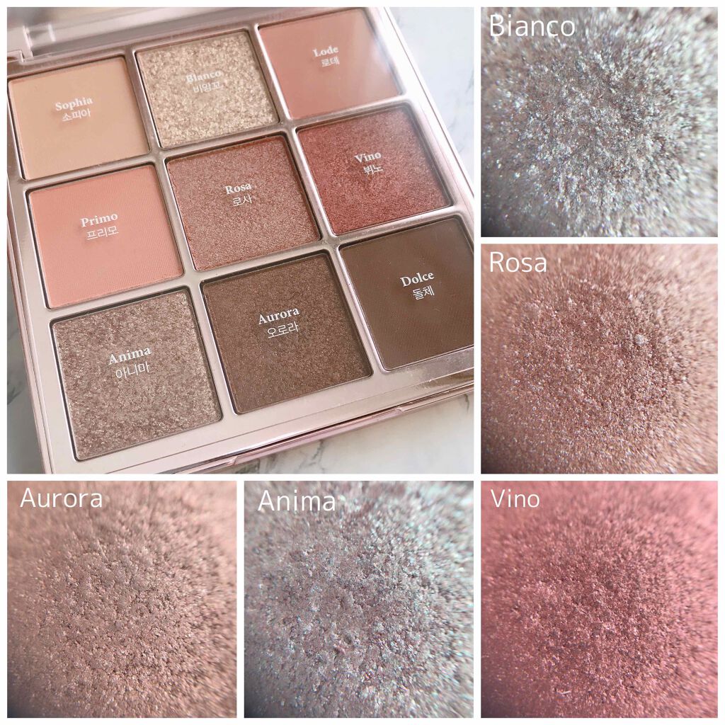 The Bella collection eyeshadow palette/CELEFIT/アイシャドウパレットを使ったクチコミ(4枚目)
