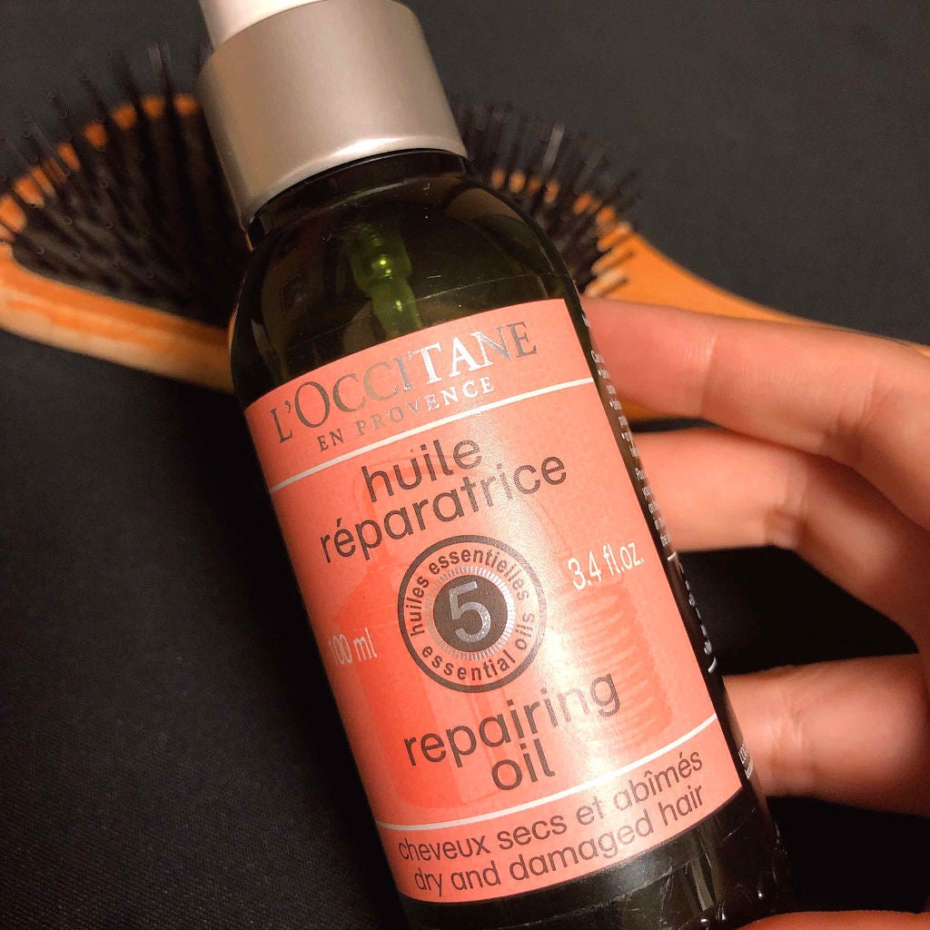 ファイブハーブス リペアリングヘアオイル/L'OCCITANE/ヘアオイルを使ったクチコミ(1枚目)