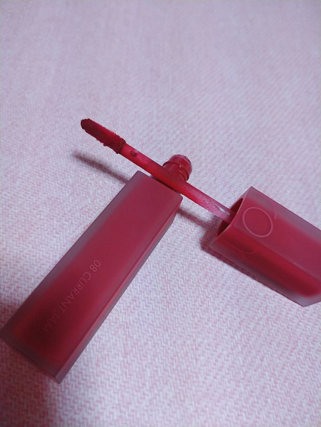 rom&nd ブラーファッジティント 08 カラントジャム(CURRANT JAM)/rom&nd/リップティントを使ったクチコミ（1枚目）