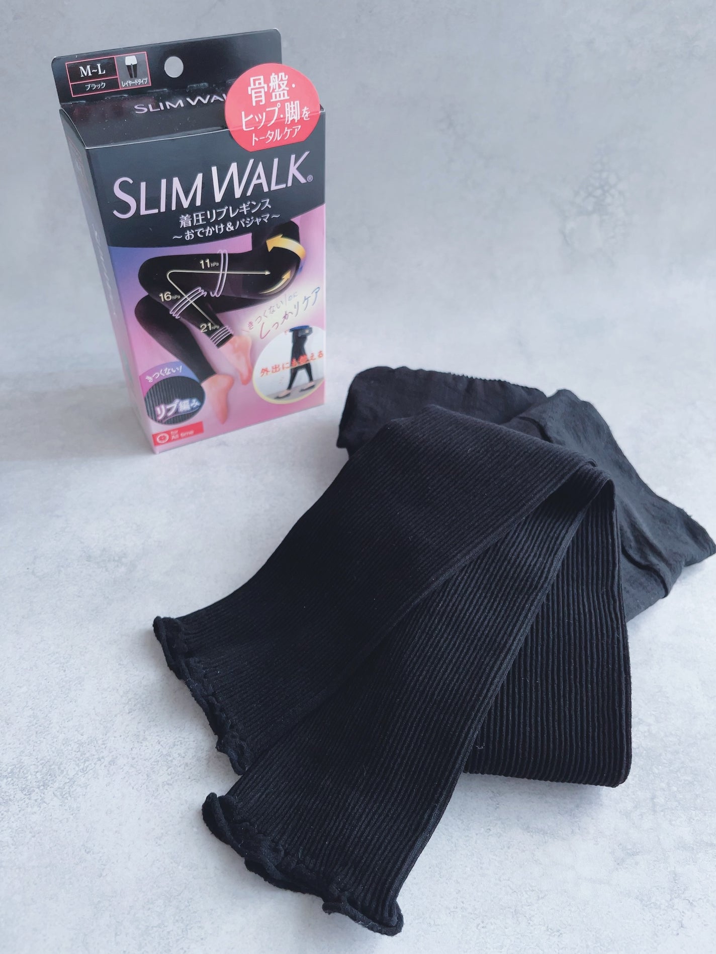 着圧リブレギンス/SLIMWALK/着圧ソックス・レギンスを使ったクチコミ(7枚目)