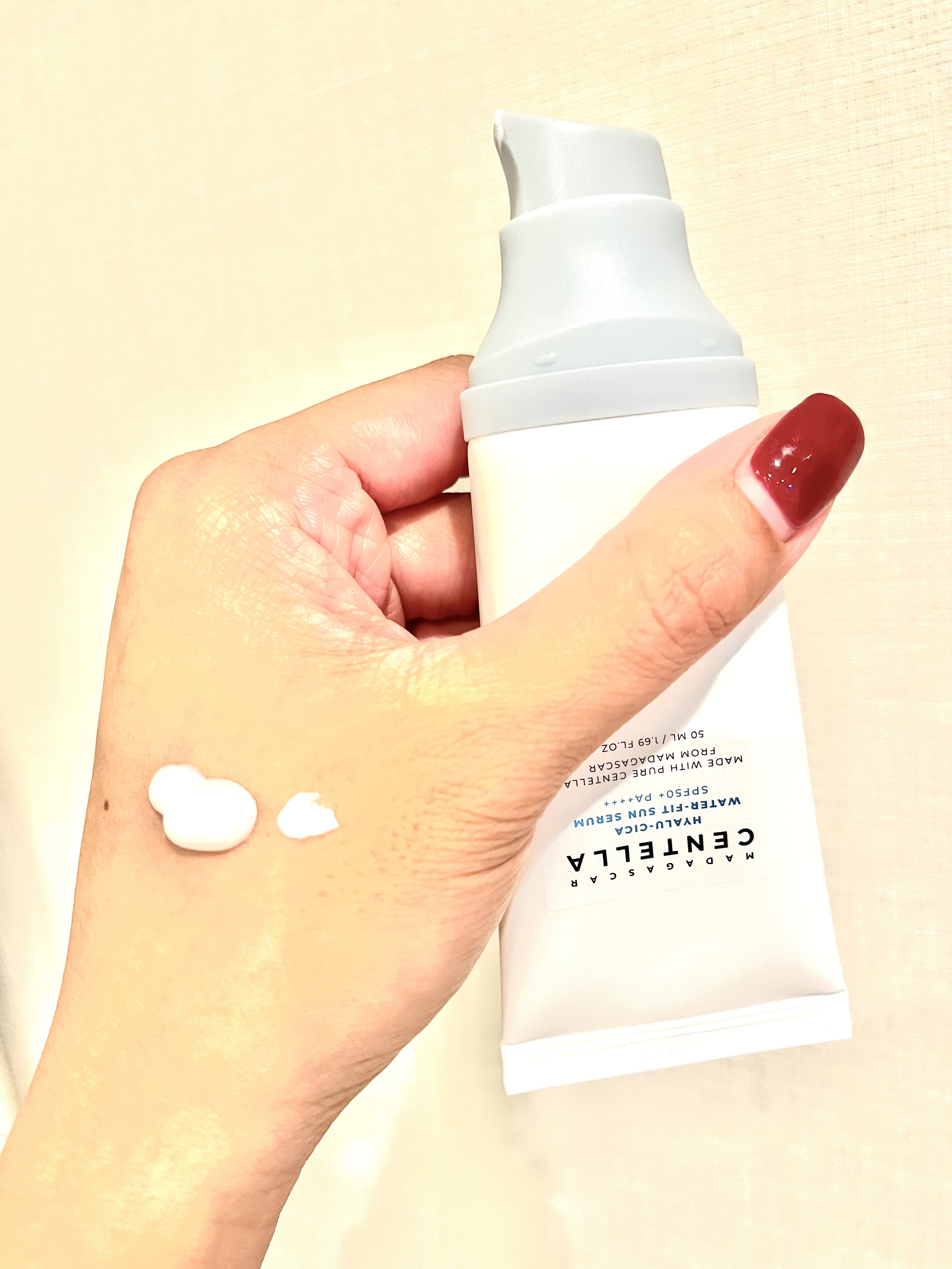 ヒアルーシカ ウォーターフィット サンセラム/SKIN1004/日焼け止めローションを使ったクチコミ（1枚目）