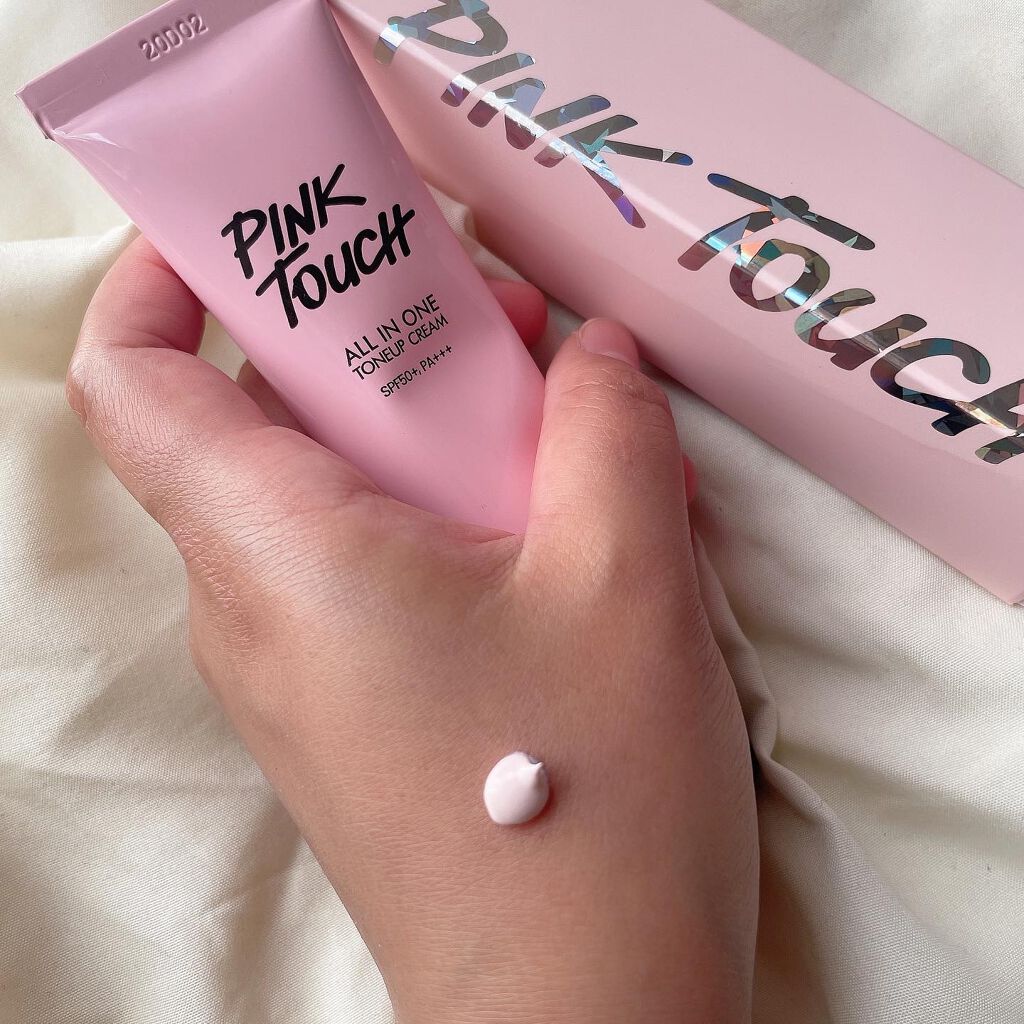 ピンクタッチ UVトーンアップクリーム/S2ND/化粧下地を使ったクチコミ(2枚目)