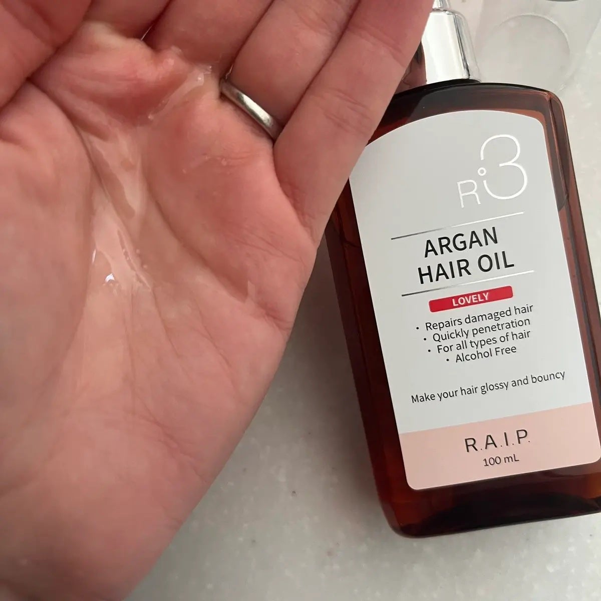 ライプ R3 アルガン ヘアオイル/RAIP/ヘアオイルを使ったクチコミ(3枚目)