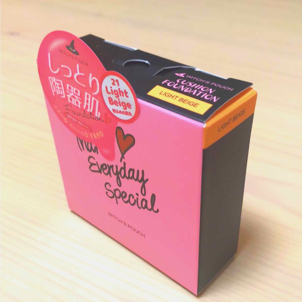 モイスチャーライズ カバー クッション/Witch's Pouch/クッションファンデーションを使ったクチコミ（1枚目）